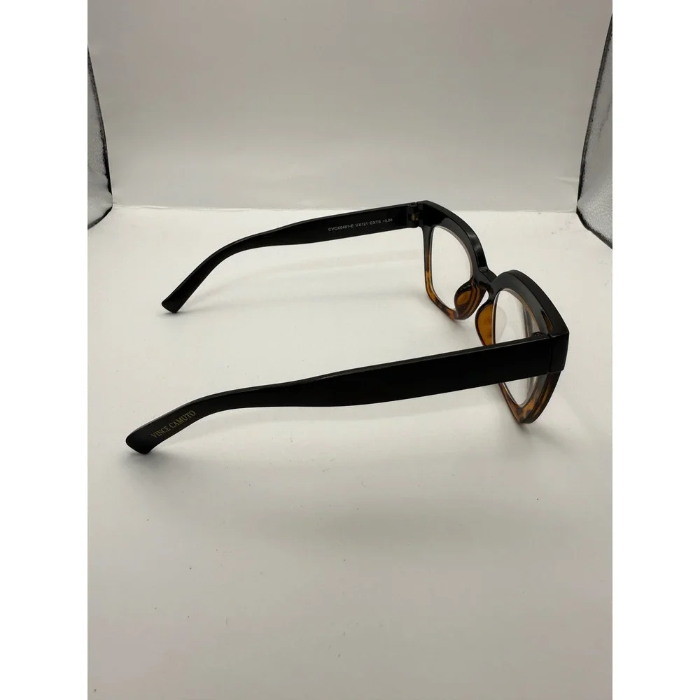Vince Camuto Reading Glasses +3.00 Black Tortoise‎ Square Frame CVCX0401-E VX121